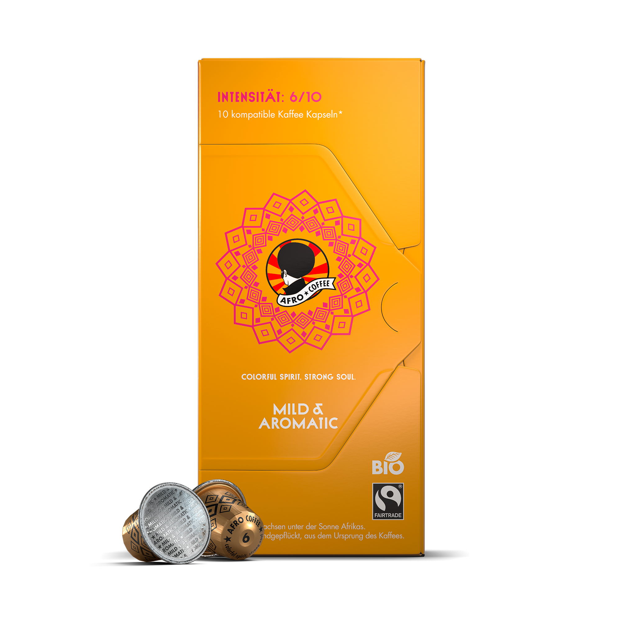 Mild & Aromatic Kaffeekapseln, Bio, Fairtrade 10 Stück