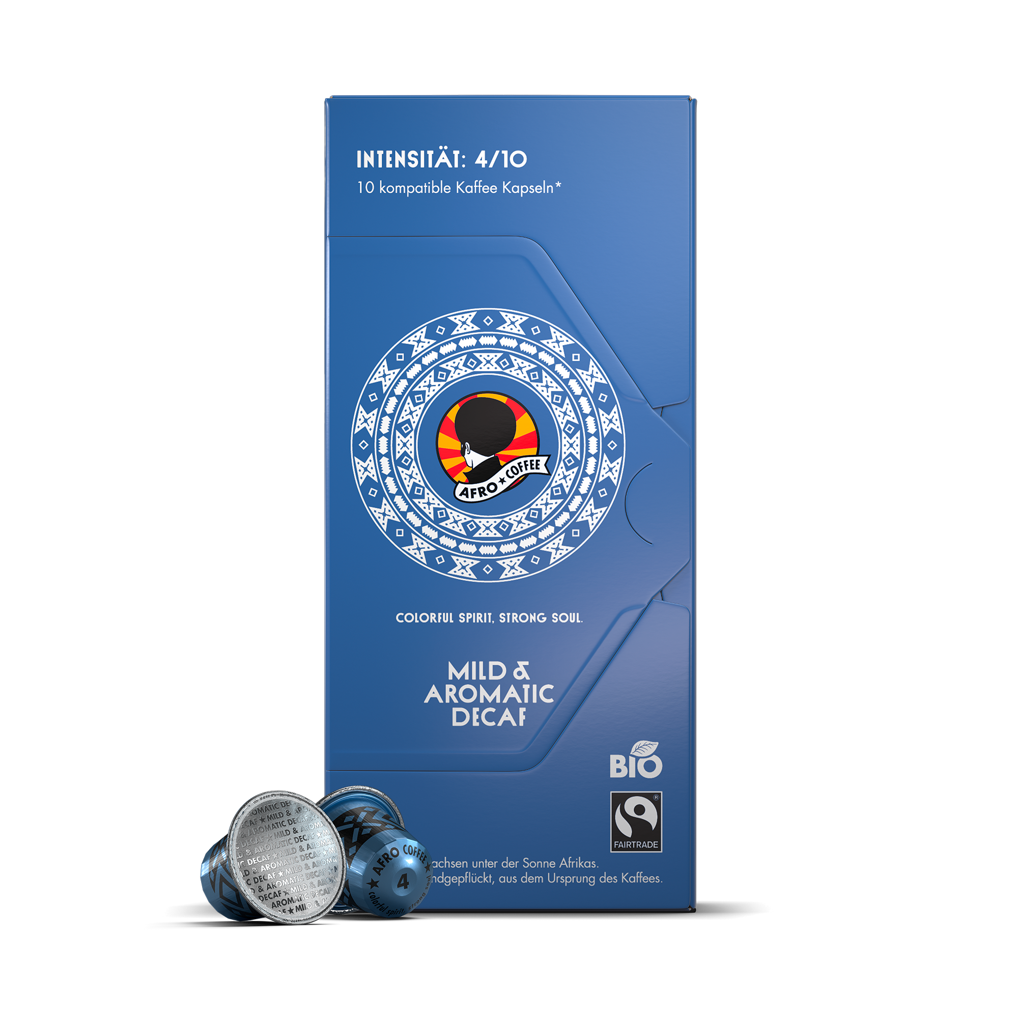 Mild & Aromatic DECAF Kaffeekapseln, Bio, Fairtrade 10 Stück