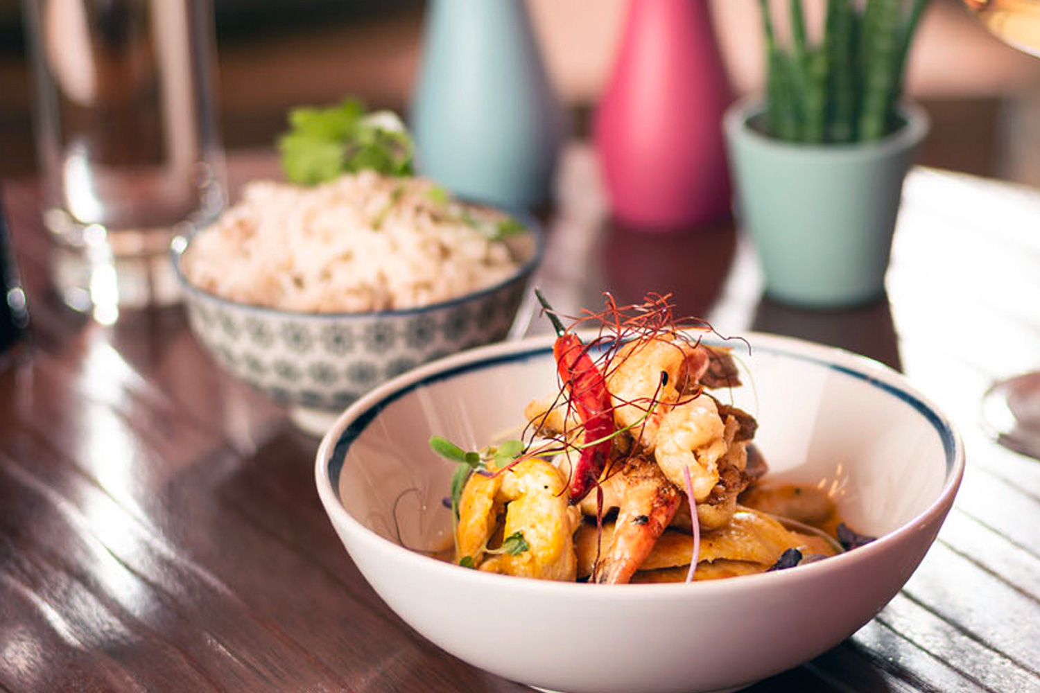 Tansanisches Garnelen-Curry