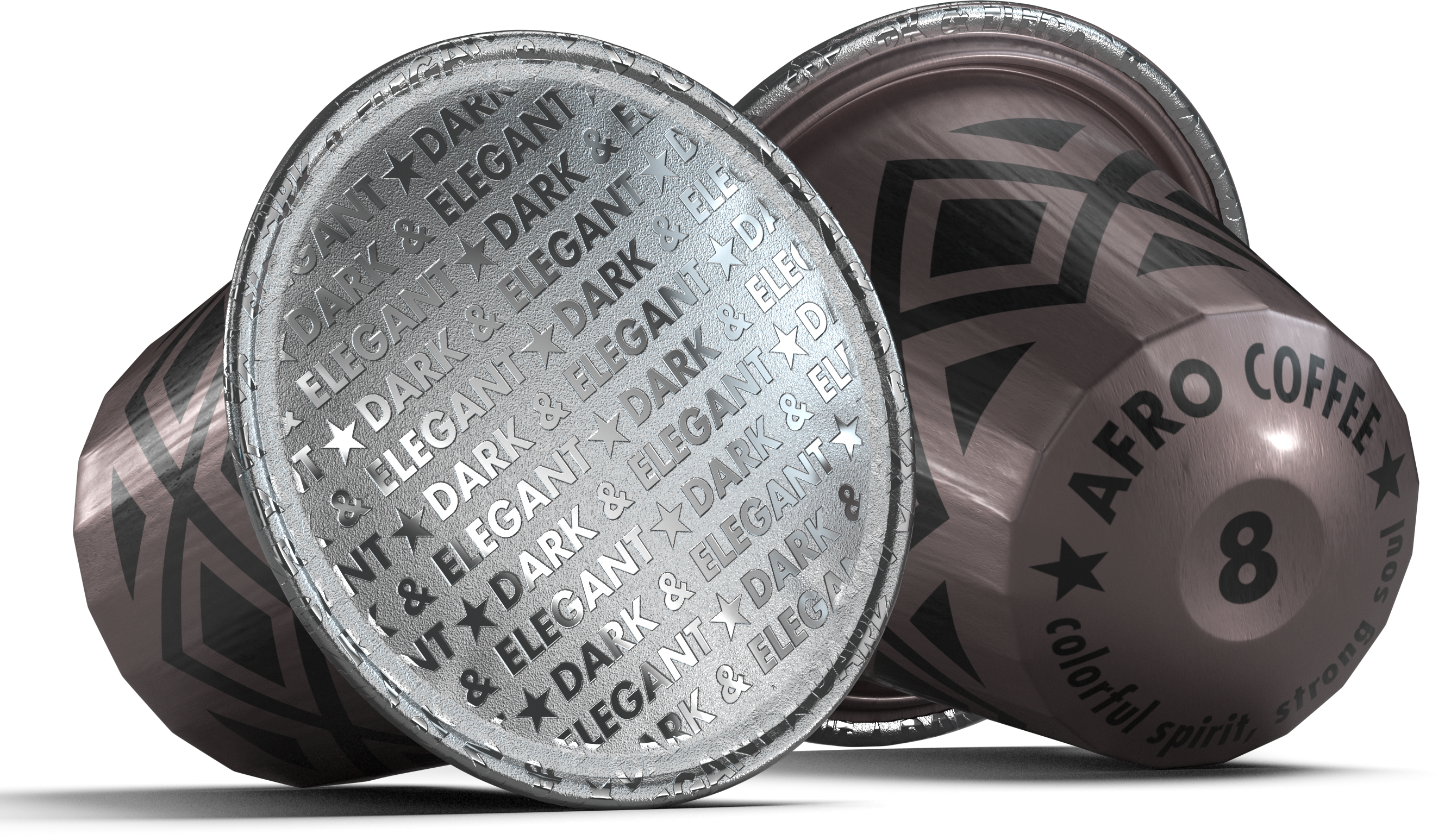 Dark & Elegant Kaffeekapseln, Bio, Fairtrade 60 Stück