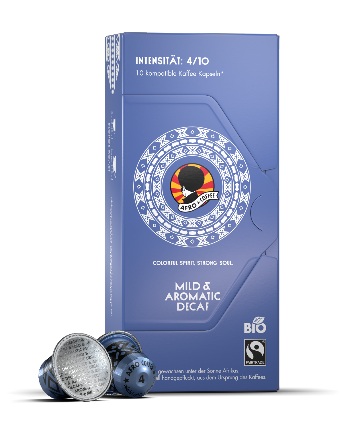 Mild & Aromatic DECAF Bio, Fairtrade Kaffeekapseln 10 Stück