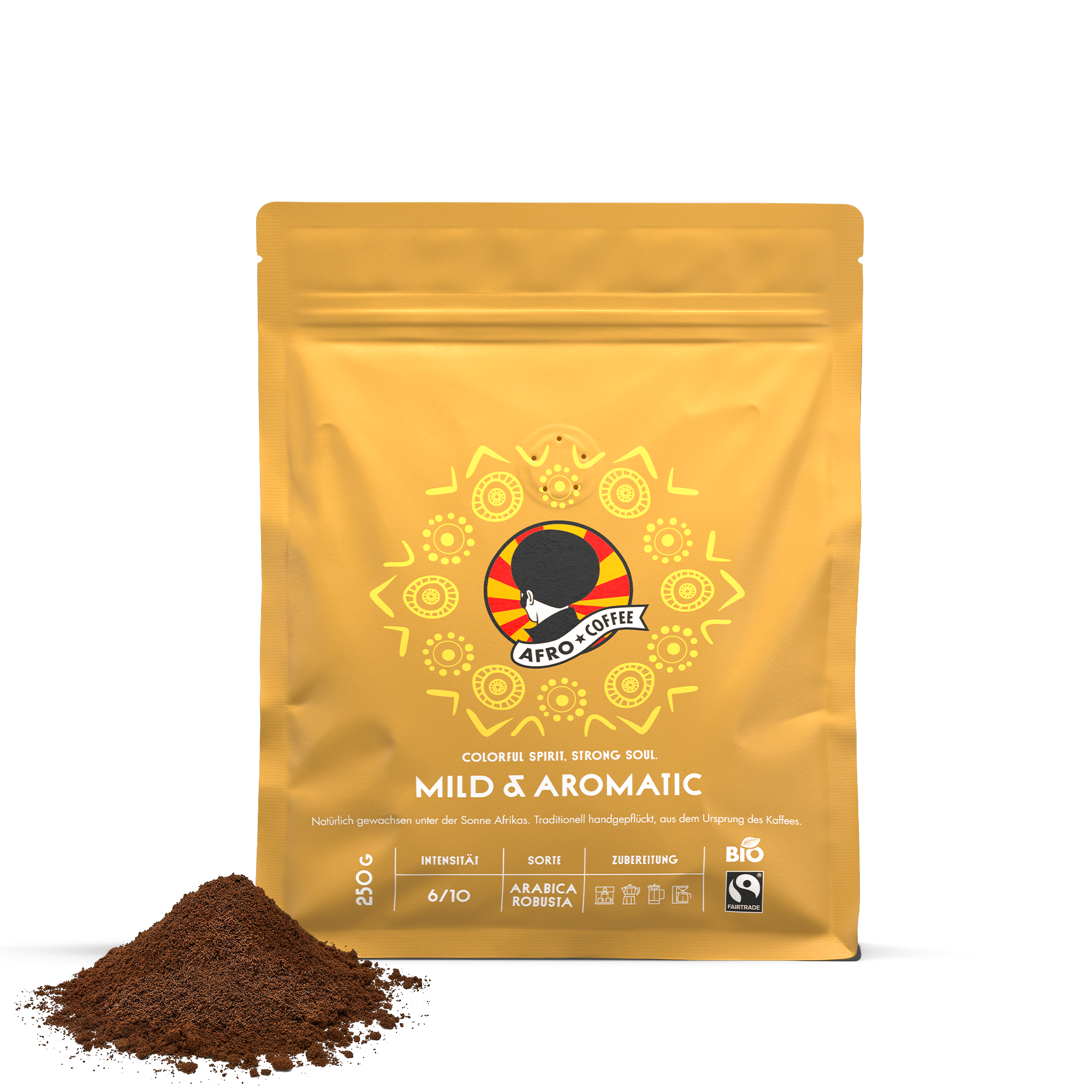 Mild & Aromatic gemahlener Kaffee Bio, Fairtrade 250g