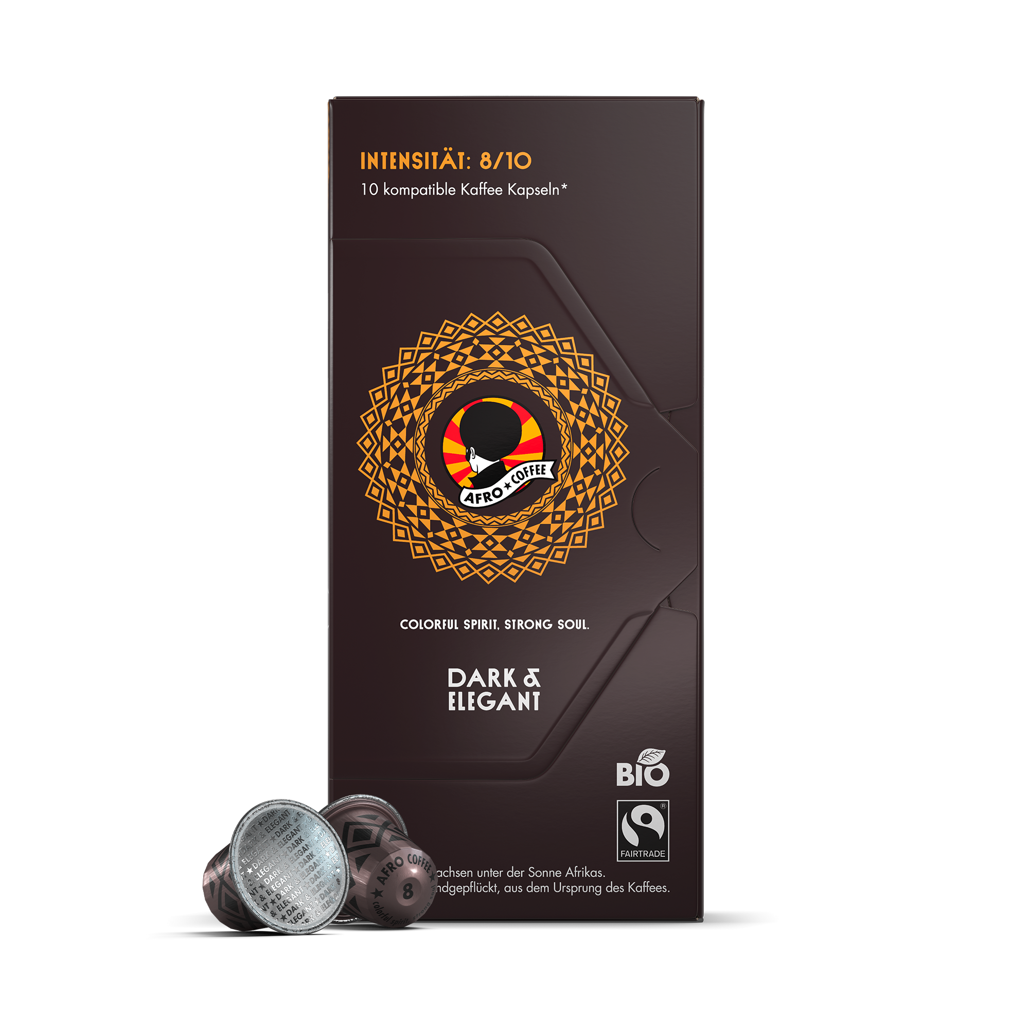Dark & Elegant Kaffeekapseln, Bio, Fairtrade