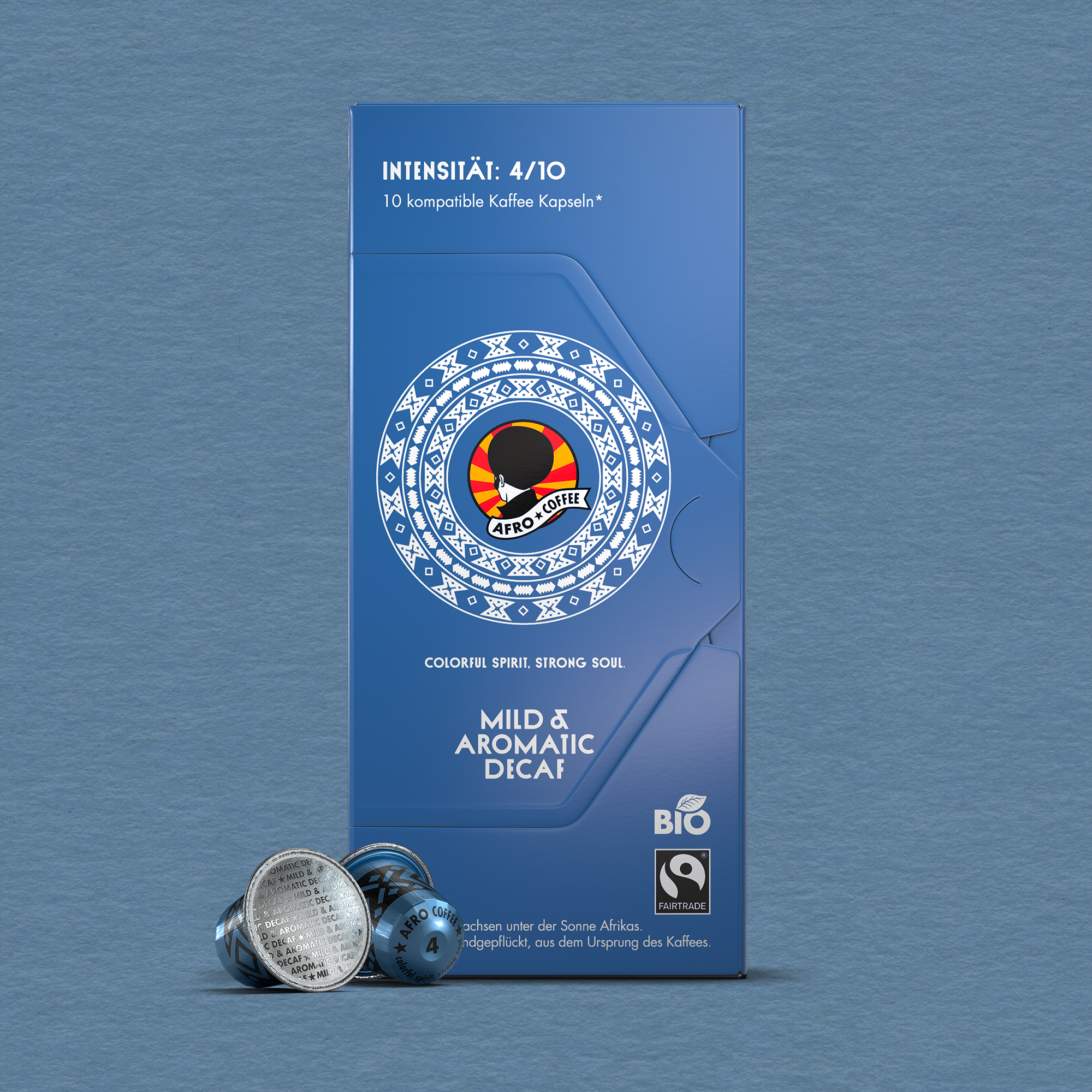 Mild & Aromatic DECAF Kaffeekapseln, Bio, Fairtrade 10 Stück