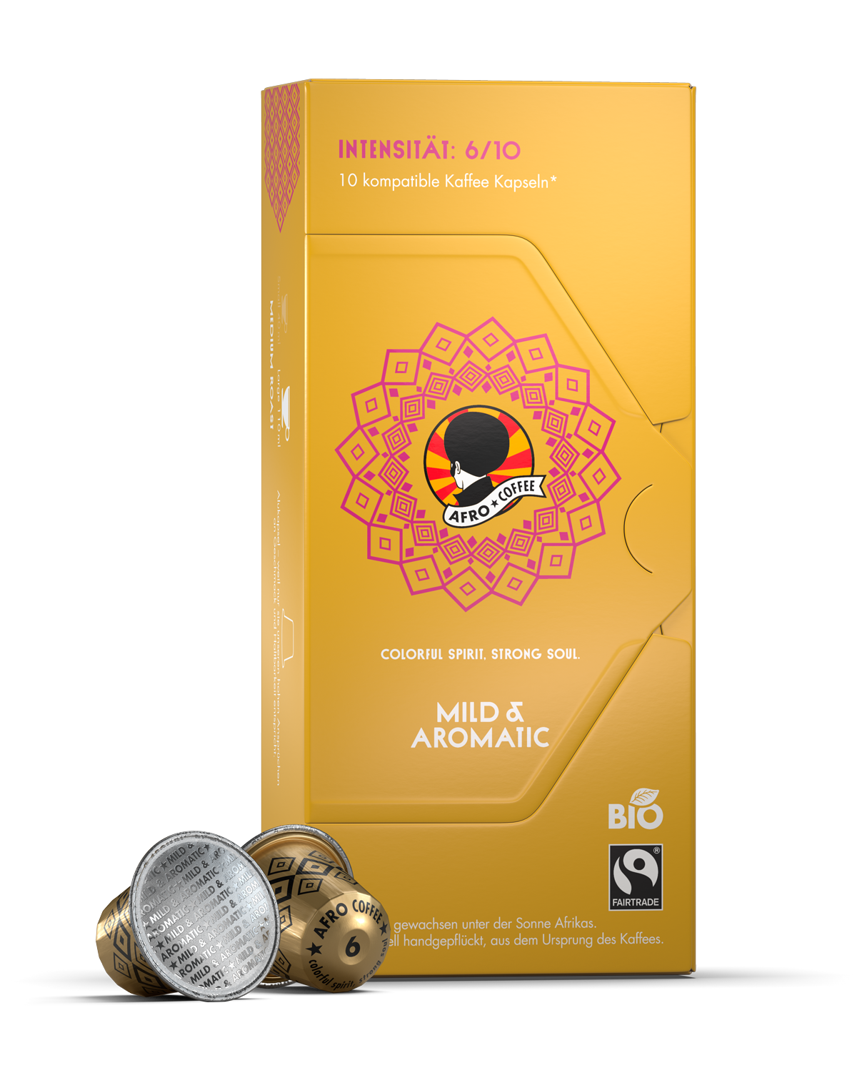Mild & Aromatic Bio, Fairtrade Kaffeekapseln 10 Stück