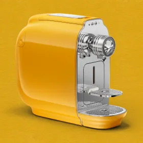 KAHAWA Capsule Machine - Savanna Yellow