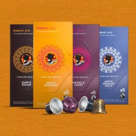 Probierset Kaffeekapsel mit Decaf, Bio, Fairtrade