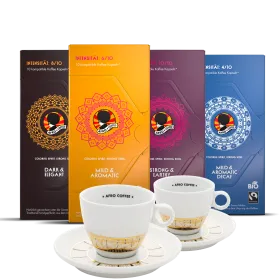 Valentine's Bundle - Kaffeekapseln mit Decaf, Bio, Fairtrade 40 Stück