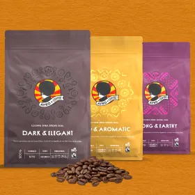 Probierset Kaffeebohnen, Bio, Fairtrade 500g