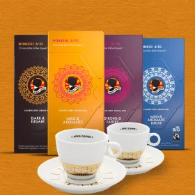 Valentine's Bundle - Kaffeekapseln mit Decaf, Bio, Fairtrade 40 Stück