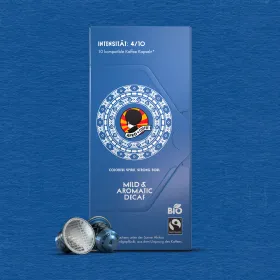 Mild & Aromatic DECAF Kaffeekapseln, Bio, Fairtrade 10 Stück
