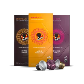 Probierset Kaffeekapsel, Bio, Fairtrade
